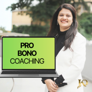 Pro Bono Coaching - 30 Min (Online)